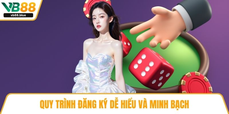 Quy trình đăng ký dễ hiểu và minh bạch